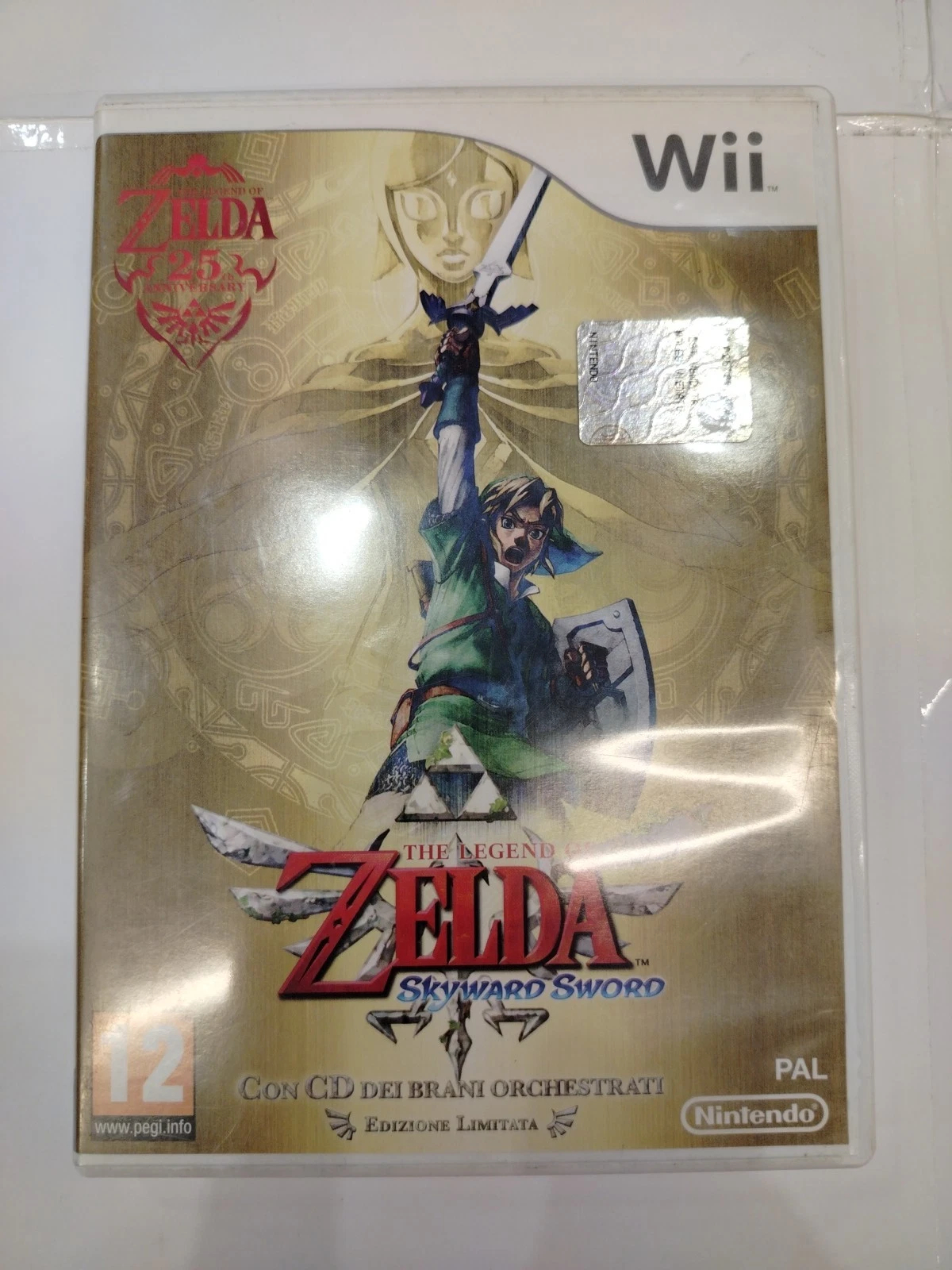 The Legend Of Zelda Skyward Sword + Soundrack Wii Italiano PAL Triangolo Blu